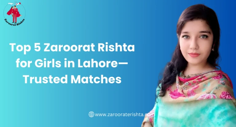 Zaroorat Rishta for Girls in Lahore