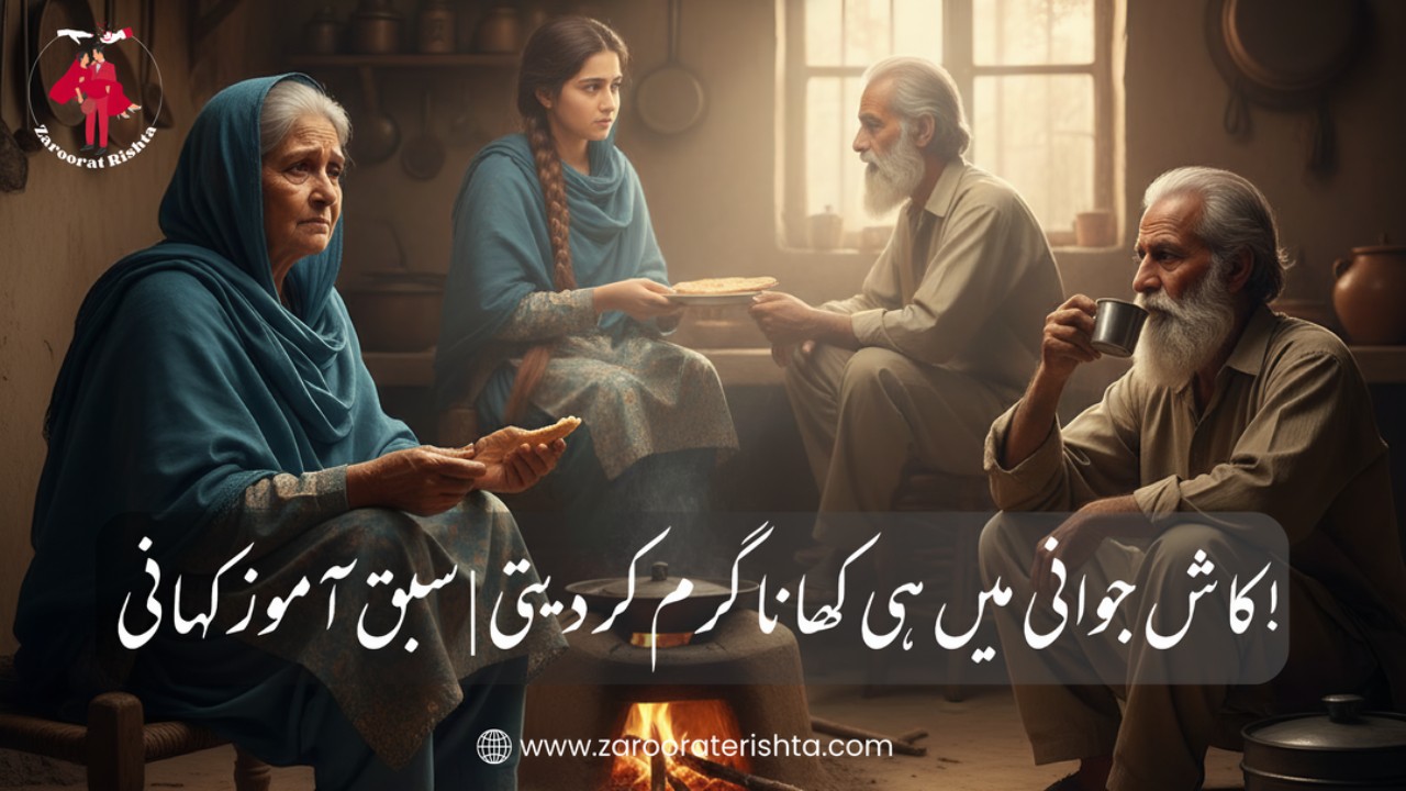 جوانی میں ہی کھانا گرم کر دیتی